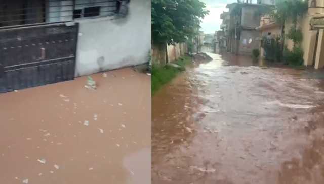 اسلام آباد میں شدید بارش، مارگلہ، چک شہزاد اور پارک روڈ کے نالوں میں طغیانی
