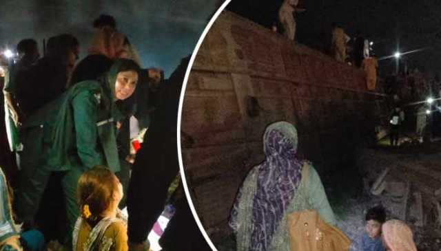 اسلام آباد ایکسپریس لاہور سے راولپنڈی جاتے پٹڑی سے اتر گئی، 50 سافر زخمی، وزیراعظم کا اظہار افسوس