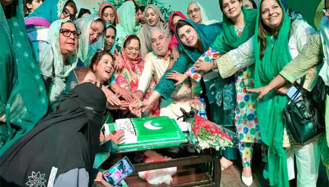 مسلم لیگ (ن) ویمن ونگ کے زیر اہتمام جشنِ آزادی و معرکۂ حق کی شاندار تقریب