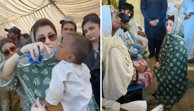 مریم نواز کا رحیم یار خان کے سیلاب زدہ علاقوں کا دورہ ،گھروں کی بحالی کی یقین دہانی