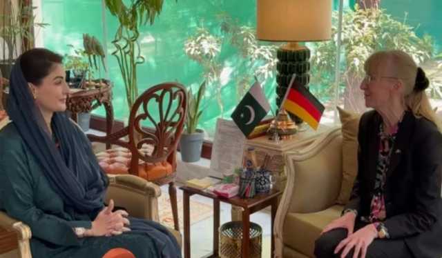وزیراعلی پنجاب مریم نوازسے جرمن سفیر کی ملاقات، گرین ٹیکنالوجی میں تعاون پر گفتگو