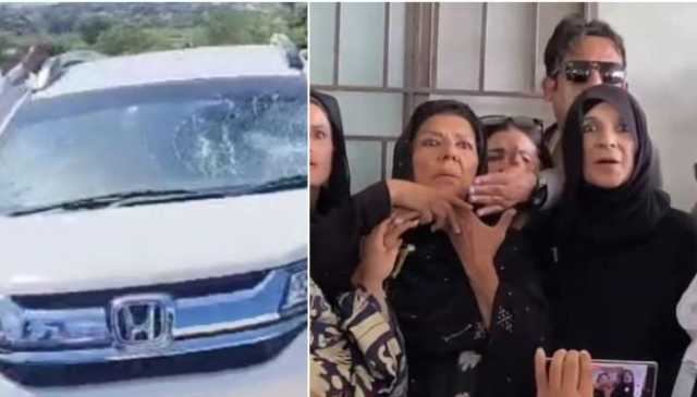 علیمہ خان پر انڈا پھینکنے والی خواتین کا تعلق پی ٹی آئی سے ہے، پولیس