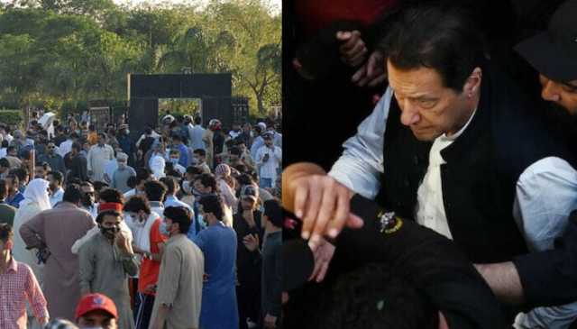 نو مئی جی ایچ کیو حملہ کیس: عمران خان واٹس ایپ لنک پر عدالت میں پیش، وکلا نے پھر بائیکاٹ کردیا