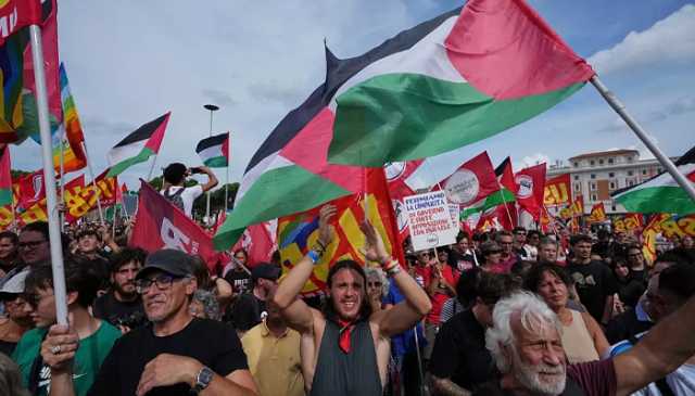 فلسطین کو ریاست تسلیم نہ کرنے پر اٹلی میں ہنگامے پھوٹ پڑے، 60 اہلکار زخمی
