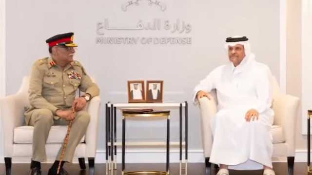 جنرل ساحر شمشاد مرزا کا دورہ قطر، امن و استحکام کیلئے مشترکہ عزم کا اعادہ،آئی ایس پی آر