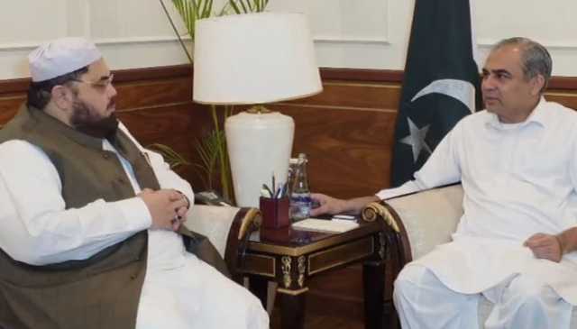 وفاقی وزیر داخلہ سے علامہ شاہ اویس نورانی کی ملاقات، مدارس کو بند نہ کرنے پر اتفاق