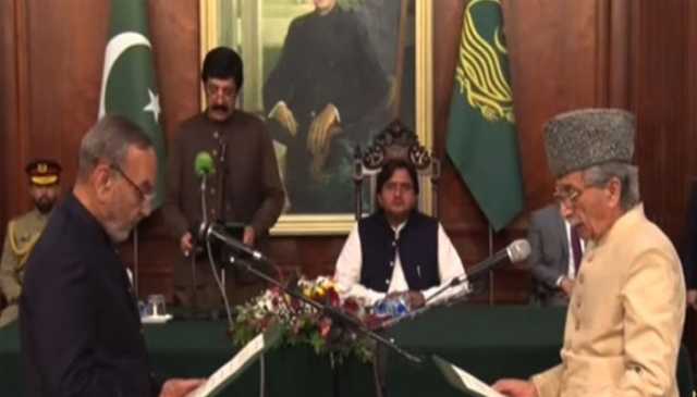 پنجاب کابینہ میں نئے دو وزرا شامل، گورنرسلیم حیدر نے حلف لیا