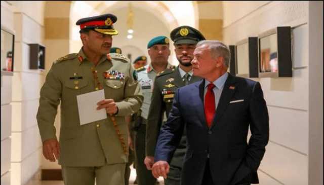 فیلڈ مارشل کی اردن کے شاہ عبداللہ سے ملاقات، دفاع تعاون بڑھانے پر گفتگو