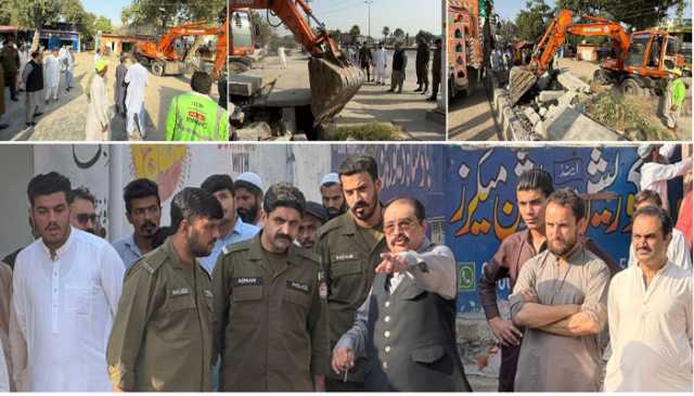 حسن ابدال: ناجائز تجاوزات کے خلاف بھرپور کارروائی، سرکاری زمین واگزار