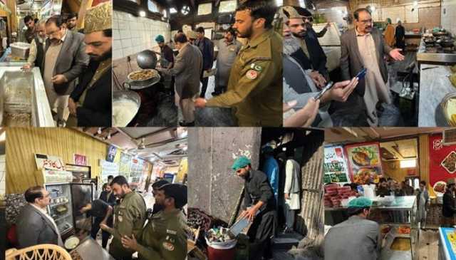 فتح جنگ: دہی میں مردہ مکھیاں اور فریزر میں بدبودار گوشت برآمد