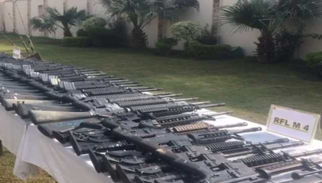 فورسز کی کارروائیوں میں پکڑے جانے والے فتن الخوارج کے زیر استعمال خطرناک امریکی ہتھیار پہلی بار منظر عام پرآ گئے