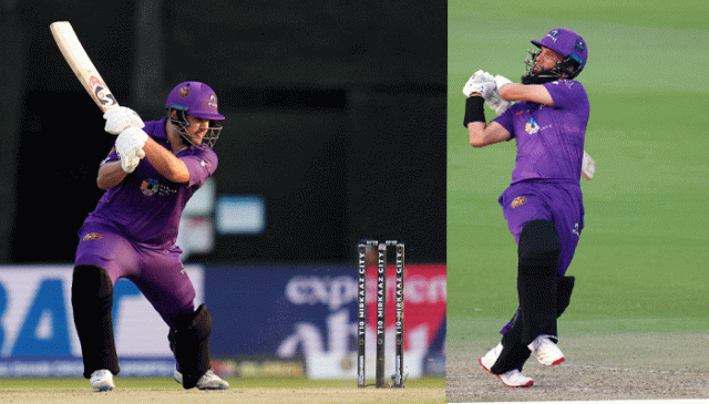 ابوظہبی T10: رائلی روسو اور معین علی کی طوفانی بیٹنگ، اجمان ٹائٹنز کی رائل چیمپس پر سات وکٹوں سے فتح