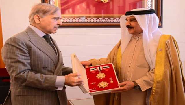 وزیراعظم کو بحرین کے سب سے اعلی اعزاز سے نواز دیا گیا