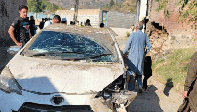 سوات میں اے این پی رہنما کی گاڑی کے قریب بم دھماکا