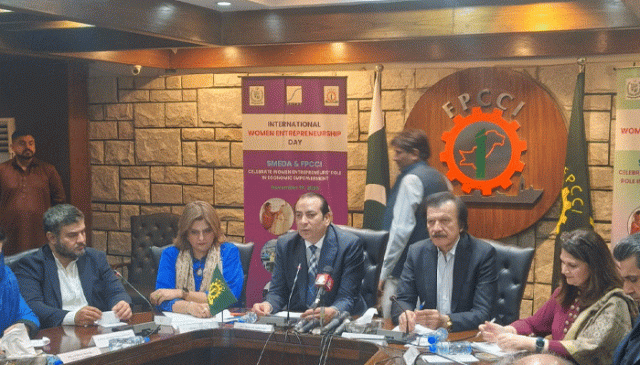ایف پی سی سی آئی اور سمیڈا کے زیر اہتمام انٹرنیشنل ویمن انٹرپنیورشپ ڈے کی تقریب کا انعقاد
