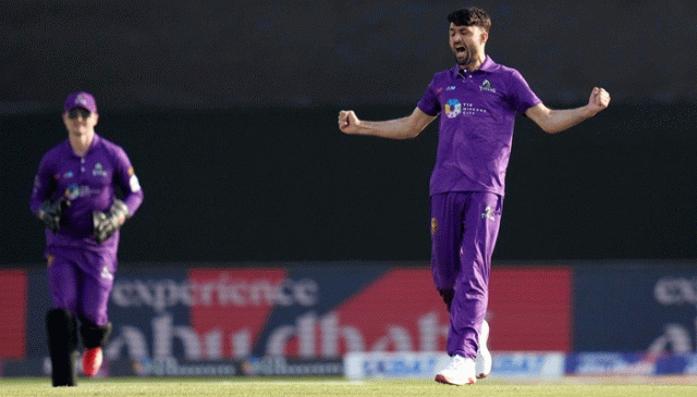 ابوظہبی ٹی10 میں لٹل وسیم اکرم نے دھوم مچا دی، اجمان ٹائٹنز نے رائل چیمپس کو سات وکٹوں سے شکست دے دی