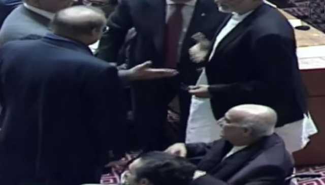 خورشید شاہ 27 ویں آئینی ترمیم پر ووٹ دینے کیلئے وھیل چیئر پر پارلیمنٹ پہنچ گئے