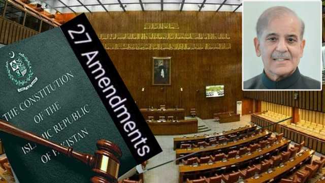 سینیٹ سے27 ویں ترمیم منظوری کا معاملہ: وزیراعظم نے سینیٹرز کو مدعو کرلیا