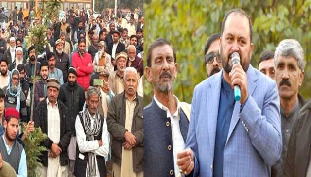 اسلام آباد نیشنل پریس کلب کے باہر متاثرین اسلام آباد الائنس کا احتجاج، بڑی تعداد میں متاثرین کی شرکت