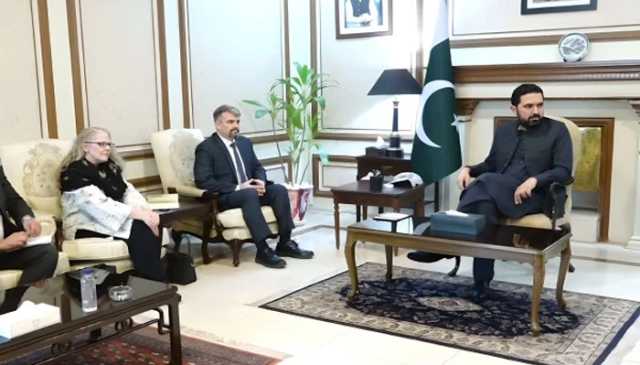 سہیل آفریدی سے امریکی قونصل جنرل کی ملاقات، سکیورٹی تعاون پر تبادلہ خیال