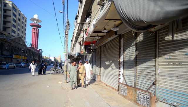 کراچی: فلسطینوں سے اظہار یکجہتی، کاروباری مراکز بند، تاجر برادری کی ریلیاں