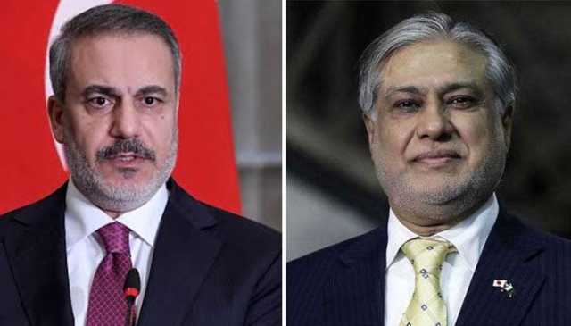 پاک ترک وزرائے خارجہ کے درمیان ٹیلیفونک رابطہ