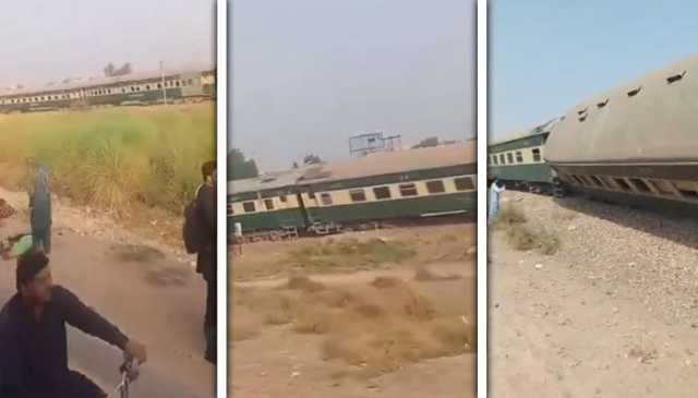 چک جھمرہ: ٹریکٹر ٹرالی ریلوے ٹریک میں پھنسنے سے ٹرین کو حادثہ