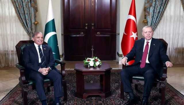 وزیراعظم شہباز شریف کی صدر اردوان سے استنبول کے محل میں ملاقات