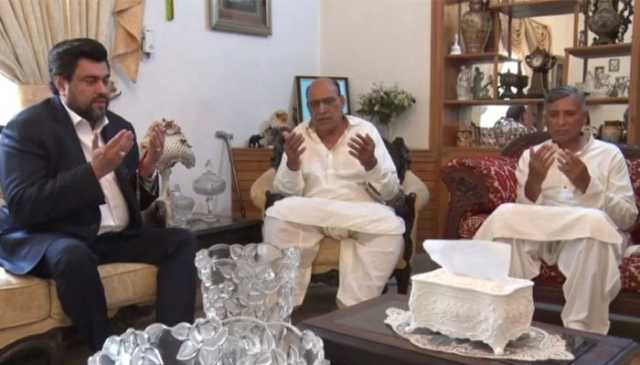 گورنر سندھ کامران ٹیسوری کی شہید اسکوارڈن لیڈر کے اہلخانہ سے تعزیت