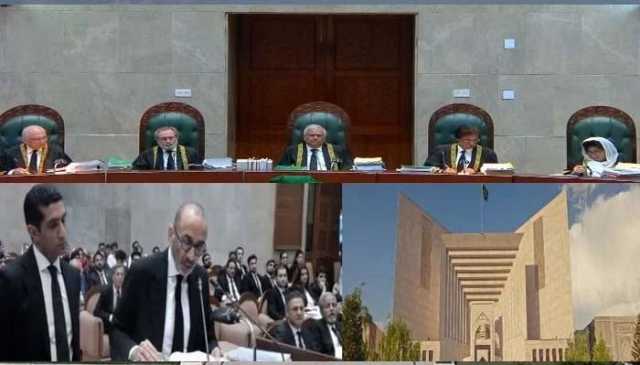 جو جماعت پارلیمنٹ میں نہ ہو اس میں آزاد کیسے شامل ہوسکتے ہیں؟ سنی اتحاد کونسل مخصوص نشستوں کی حقدار نہیں: ججز آئینی بینچ