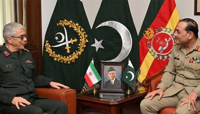 فیلڈ مارشل عاصم منیر کی ایرانی چیف آف جنرل اسٹاف جنرل محمد بغیری سے ملاقات