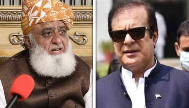 گرینڈ الائنس میں شمولیت اختیار نہ کرنے پر مولانا کی مقبولیت میں کمی آئی: شبلی فراز