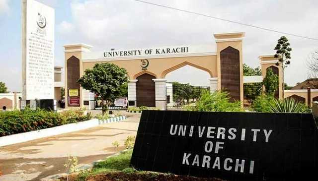 جامعہ کراچی میں 36 انچ کی پانی کی پائپ لائن پھٹ گئی