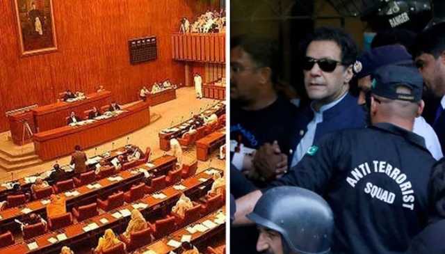 ڈپٹی چیئرمین سینیٹ کی سخت وارننگ: پارٹی ارکان نے بانیٔ پی ٹی آئی کی تصاویر ایوان سے ہٹالیں