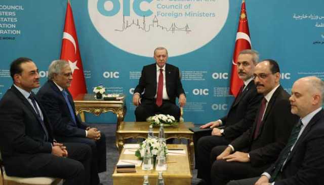 ترک صدر اردوان سے وزیر خارجہ اسحاق ڈار اور آرمی چیف فیلڈ مارشل عاصم منیر کی ملاقات