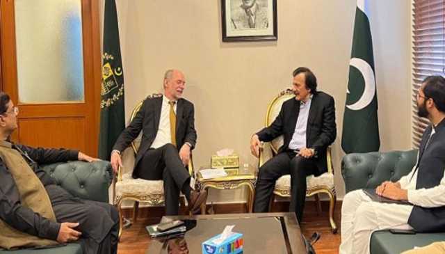 ہارون اختر سے اسکاٹ جیکب اور بورڈ آف انویسٹمنٹ ریفارمز ٹیم کی ملاقات