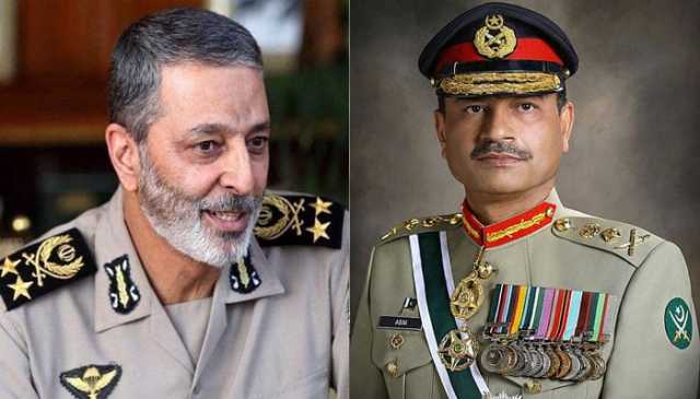 فیلڈ مارشل عاصم منیر سے ایرانی آرمی چیف کا ٹیلیفونک رابطہ
