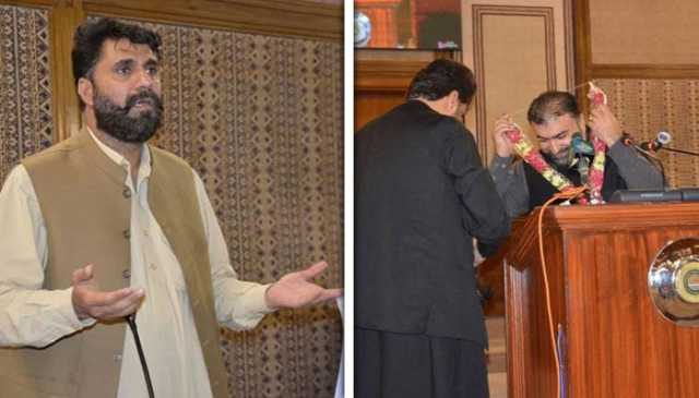 وزیراعلیٰ بلوچستان کو ہار پہنانے پر جے یو آئی ف کے زابد ریکی کی پارٹی رکنیت معطل