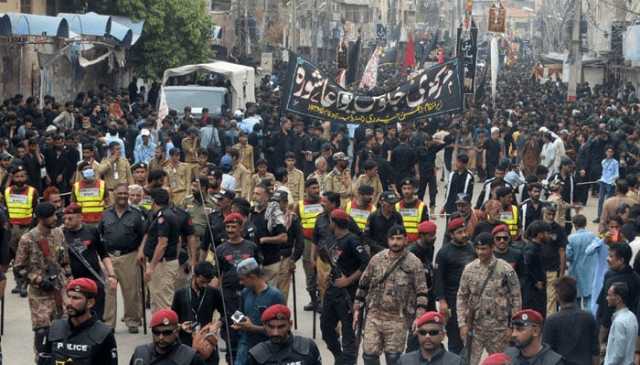 ملک بھر میں 9 محرم الحرام کے جلوس و مجالس، سیکیورٹی کے سخت انتظامات
