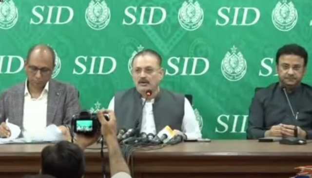 ڈی جی ایس بی سی اے کو عہدے سے ہٹا دیا گیا ہے: سعید غنی