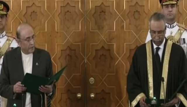 جسٹس سرفراز ڈوگر نے چیف جسٹس اسلام آباد ہائیکورٹ کے عہدے کا حلف اٹھا لیا