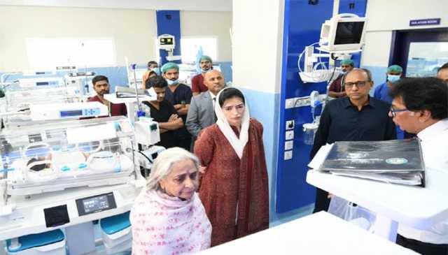 آصفہ بھٹو کا سندھ انسٹیٹیوٹ آف چائلڈ ہیلتھ اینڈ نیونٹالوجی کے اسپتالوں کا دورہ