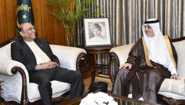 سعودی سفیر نواف بن سعید المالکی کی صدر زرداری سے ملاقات