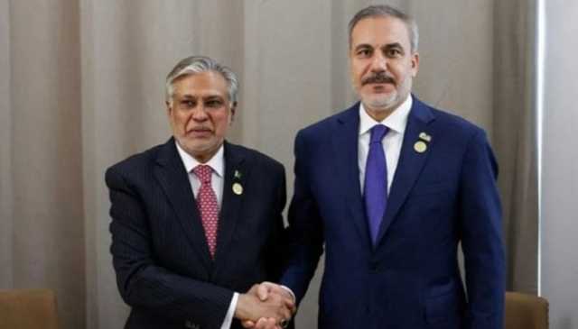 نائب وزیرِاعظم اسحاق ڈار کا ترکیے کے وزیرخارجہ ہاقان فیدان سے ٹیلی فونک رابطہ