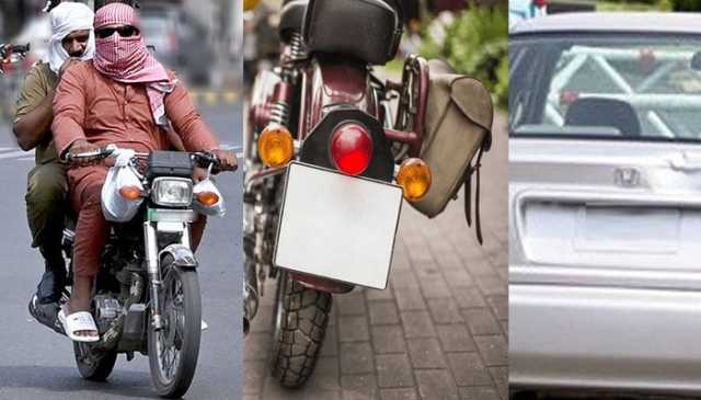 مستونگ: بغیر نمبر پلیٹ گاڑیوں و نقاب پوش موٹرسائیکل سواروں پر مکمل پابندی