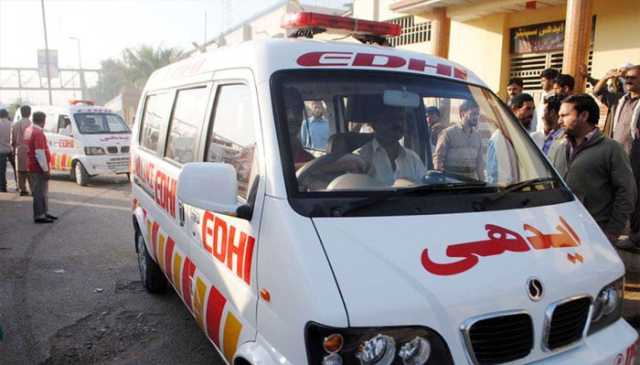 کراچی:چائنہ پورٹ پر بیوی کیساتھ قتل ہوئے نوجوان ساجد کی میت سردخانے سے ورثاء کے حوالے