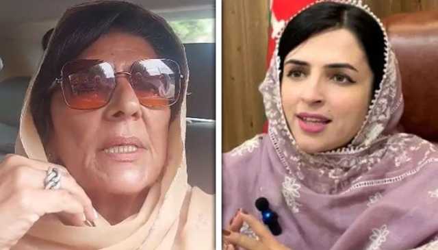 مشعال یوسفزئی سینیٹر بن گئی ہیں، آپ خلاف تھیں؟ صحافی کا علیمہ خان سے سوال
