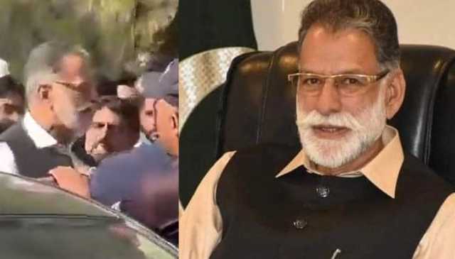 سابق وزیراعظم آزاد کشمیر سردار عبدالقیوم نیازی کو پولیس نے حراست میں لے لیا
