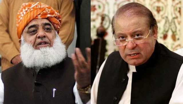 مولانا فضل الرحمٰن کا نوازشریف سے ٹیلیفونک رابطہ