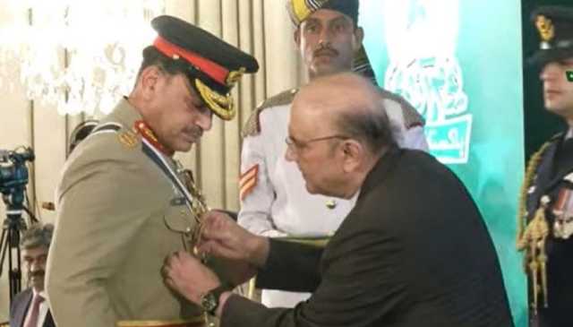 فیلڈ مارشل سید عاصم منیر کو ’ہلال جرات‘ سے نوازا گیا